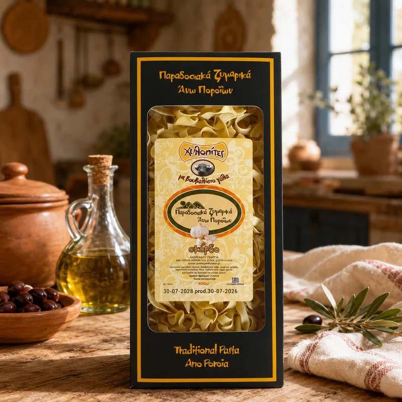 Συσκευασία Χυλοπίτες με σκόρδο, 400 g