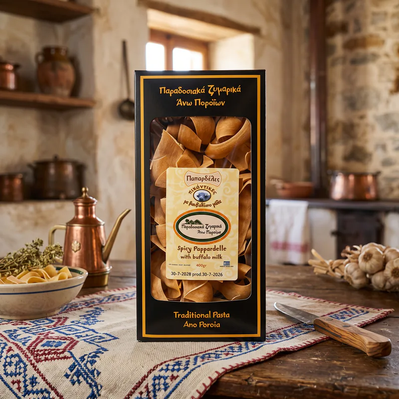 Συσκευασία Παπαρδέλες πικάντικες, 400 g
