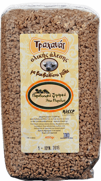 Packet of Wholegrain trahanas, 400 g